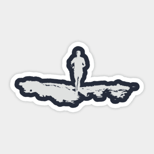 Trail Running Design For Runners Sticker